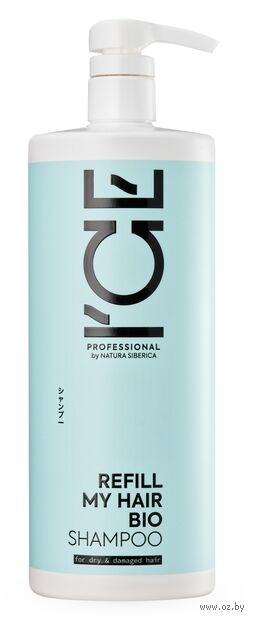 Шампунь для волос "Refill My Hair. Для сухих и повреждённых волос" (1 л) — фото, картинка