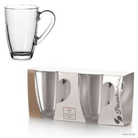 Набор кружек "Pasabahce Aqua" (2 шт.; 325 мл) — фото, картинка