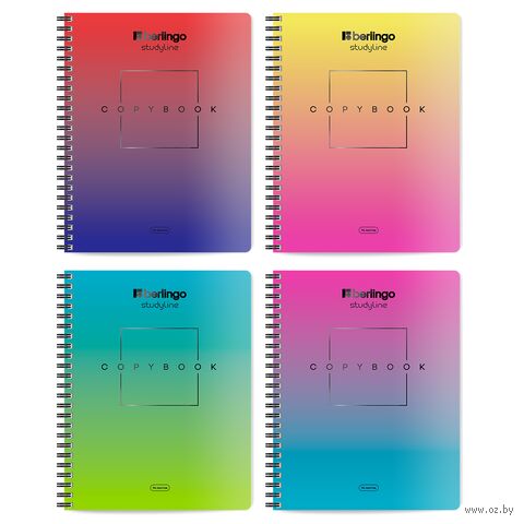 Тетрадь общая в клетку на гребне "Radiance" (96 листов) — фото, картинка