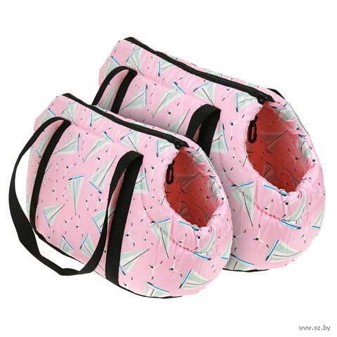 Набор переносок для животных "Парусник" (2 шт.; розовый) — фото, картинка