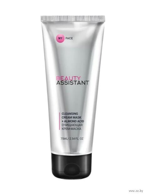 Очищающая крем-маска "MY FACE CLEANSING CREAM MASK + ALMOND ACID" (75 мл) — фото, картинка