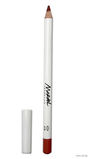 Карандаш для губ "Marvel Cosmetics" тон: 418, пыльно розовый — фото, картинка