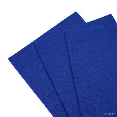 Фетр листовой мягкий "Astra" (20х30 см; черничный; 3 листа) — фото, картинка