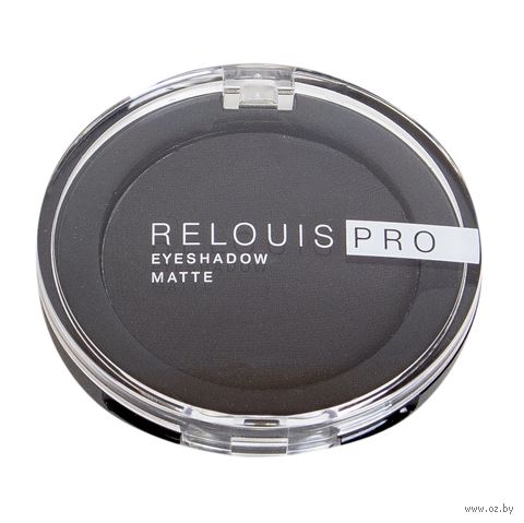 Тени для век "Relouis Pro Eyeshadow Matte" тон: 17, carbon — фото, картинка