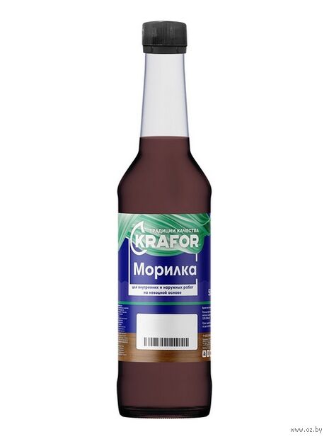 Морилка неводная "Krafor" (500 мл; красное дерево) — фото, картинка