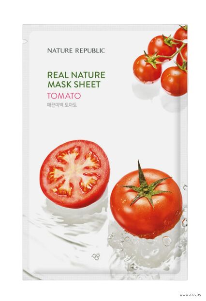 Тканевая маска для лица "Real Nature Mask Sheet Tomato" (23 мл) — фото, картинка