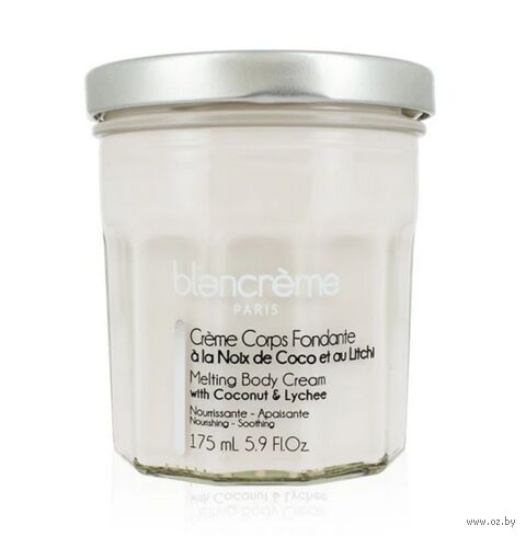 Крем для тела тающий "Melting Body Cream With Coconut & Lychee" (175 мл) — фото, картинка