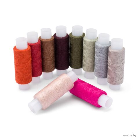 Набор швейных ниток 50/2 "Ассорти №3" (200 м; 10 шт.) — фото, картинка
