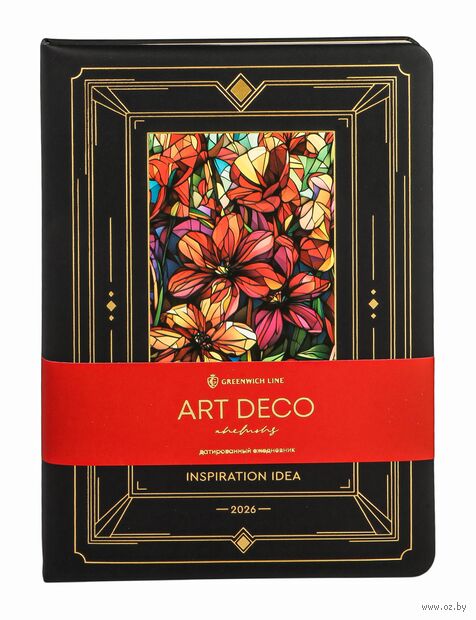 Ежедневник датированный на 2026 год "Art Deco. Anemons" (А5) — фото, картинка