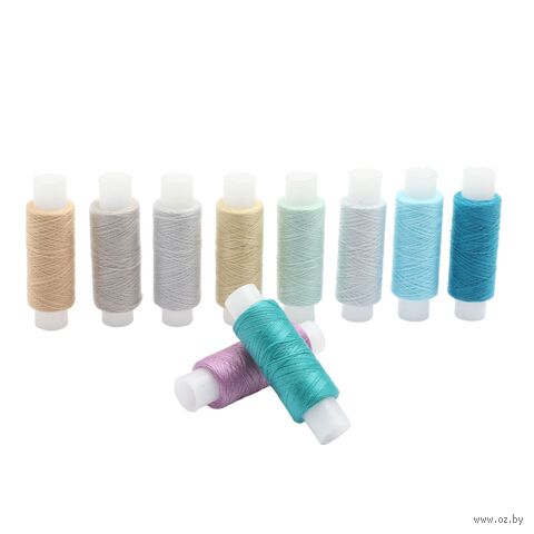 Набор швейных ниток 50/2 "Ассорти №47" (200 м; 10 шт.) — фото, картинка