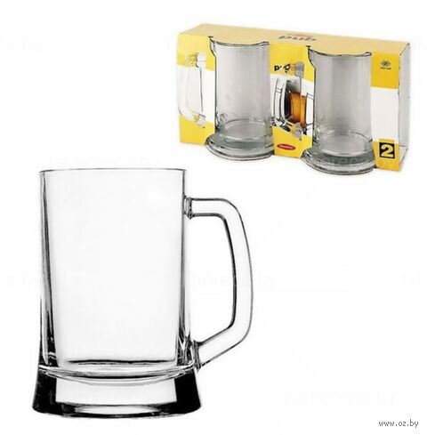 Набор кружек "Pasabahce Pub" (2 шт.; 670 мл) — фото, картинка