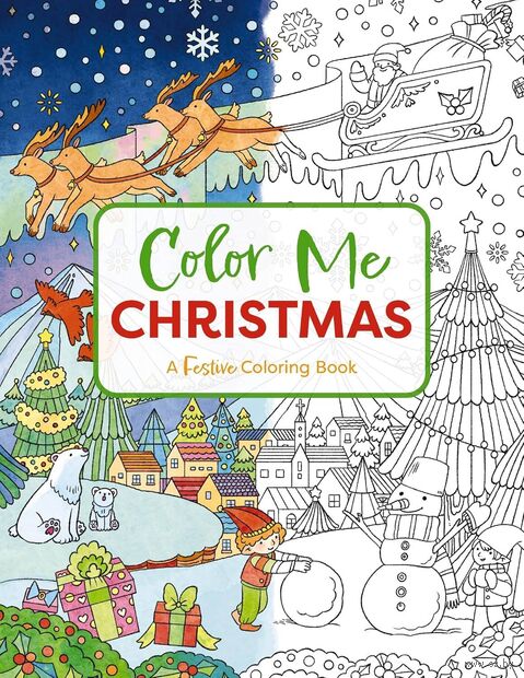 Color Me Christmas. Coloring Book — фото, картинка