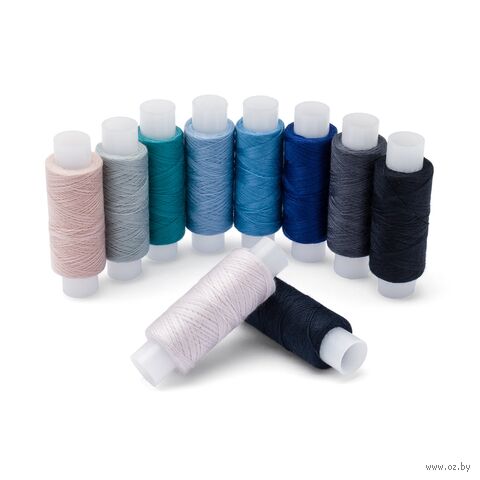 Набор швейных ниток 50/2 "Ассорти №87" (200 м; 10 шт.) — фото, картинка