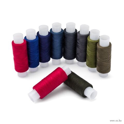 Набор швейных ниток 50/2 "Ассорти №88" (200 м; 10 шт.) — фото, картинка