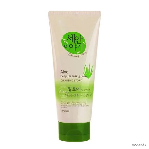 Пенка для умывания "Deep Cleansing Foam. Aloe" (120 мл) — фото, картинка