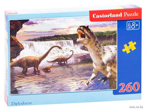 Пазл "Динозавры 2" (260 элементов) — фото, картинка