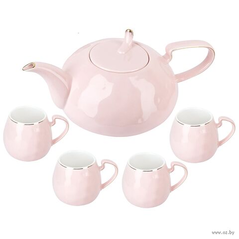 Набор чашек с чайником "5th Avenue. Alissa" (5 предметов) — фото, картинка