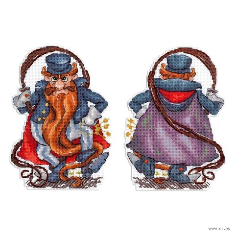 Набор для вышивания на пластиковой канве "Карабас-Барабас" (130х180 мм) — фото, картинка