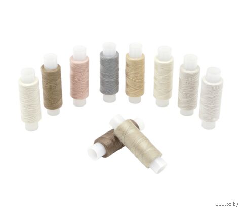 Набор швейных ниток 50/2 "Ассорти №118" (200 м; 10 шт.) — фото, картинка