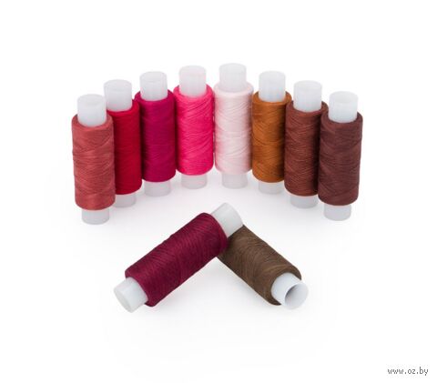 Набор швейных ниток 50/2 "Ассорти №142" (200 м; 10 шт.) — фото, картинка