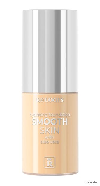 Тональный крем для лица "Smooth Skin с алоэ вера" тон: 01, светлый бежевый — фото, картинка