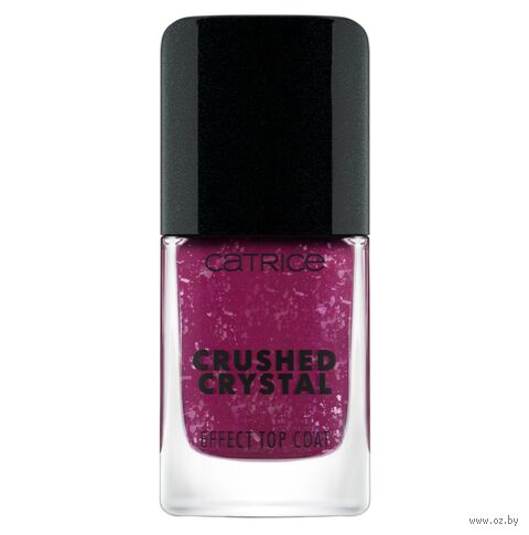 Топ-покрытие для ногтей "Crushed Crystal" тон: 010, amethyst aura — фото, картинка