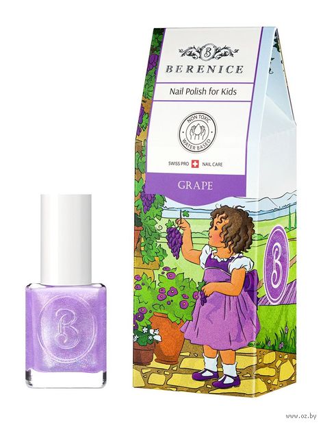 Лак для ногтей детский "Little Berenice" тон: 02, Grape (15 мл) — фото, картинка