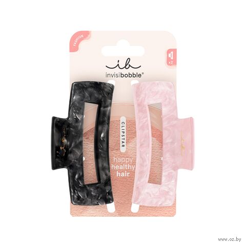 Набор заколок для волос "Clipstar Eclipse Glossy" (2 шт.) — фото, картинка