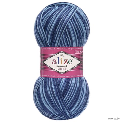 Пряжа "Superwash Comfort Socks №7677" (100 г; 420 м) — фото, картинка