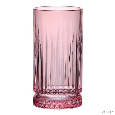 Набор стаканов "Elysia" (4 шт.; 445 мл; розовый) — фото, картинка
