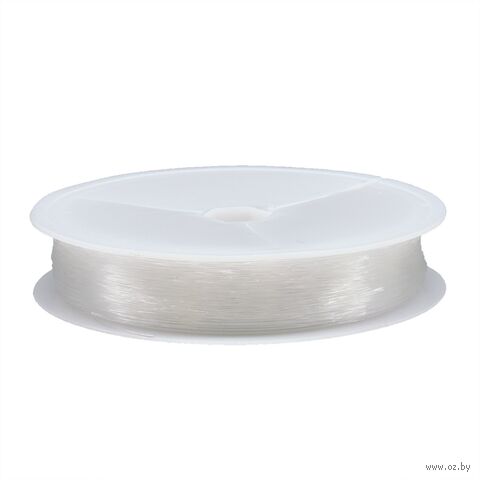Нить силиконовая для рукоделия (0,4 мм х 25 м; прозрачный) — фото, картинка