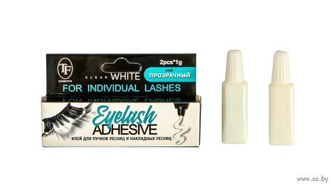 Клей для накладных ресниц и пучков "Eyelash Adhesive Waterproo" (прозрачный) — фото, картинка