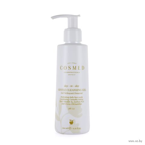 Гель для умывания очищающий мягкий увлажняющий "Cosmed Day To Day Gentle Cleansing Gel" (200 мл) — фото, картинка