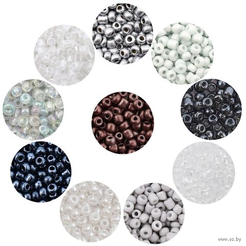 Набор бисера "Ассорти №2" (10 цветов) — фото, картинка