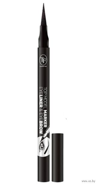 Подводка-маркер для глаз и бровей "Top Model" тон: чёрный — фото, картинка