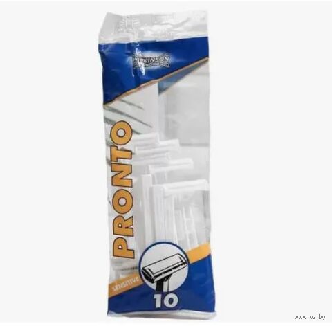 Станок для бритья одноразовый "Wilkinson Pronto Sensitive" (10 шт.) — фото, картинка