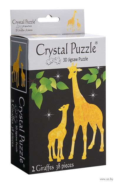 Пазл-головоломка "Два жирафа" — фото, картинка