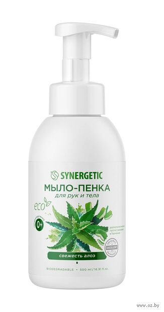 Мыло-пенка для рук и тела "Свежесть алоэ" (500 мл) — фото, картинка