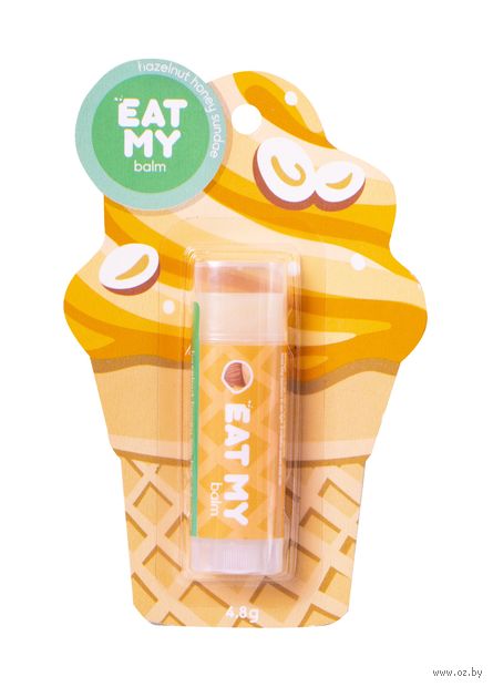 Бальзам для губ "Пломбир с медом и фундуком" (4,8 мл) — фото, картинка