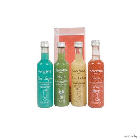 Набор эксфолиантов для душа "Cocktail Party Exfolianting Set" (4 шт.) — фото, картинка