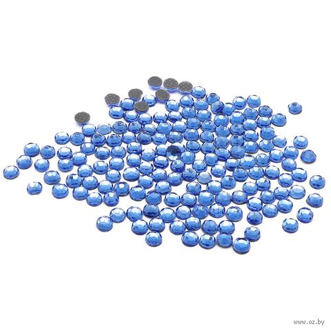Стразы термоклеевые для рукоделия (2 мм; 150 шт.; светло-синий) — фото, картинка