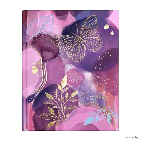 Записная книжка "Фиолетовый сад" (А6) — фото, картинка