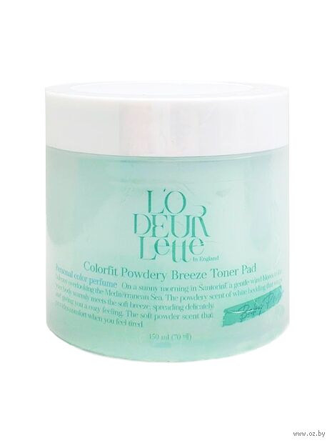 Тонер-пэды для лица "In England Colorfit Powdery Breez" (150 мл) — фото, картинка