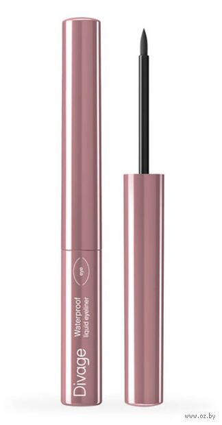 Подводка для глаз "Waterproof Liquid Eyeliner" тон: 01, чёрный — фото, картинка