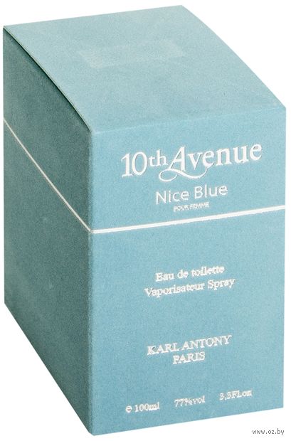 Туалетная вода для женщин "10th Avenue. Nice Blue" (100 мл) — фото, картинка