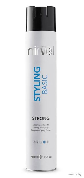 Лак для волос "Styling Basic Strong" сильной фиксации (400 мл) — фото, картинка