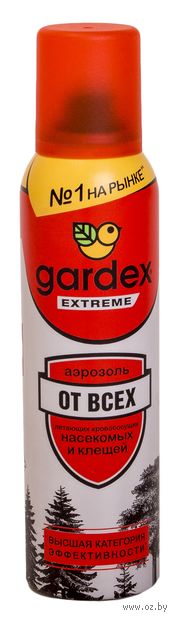 Аэрозоль от насекомых "Gardex. Extreme" (150 мл) — фото, картинка