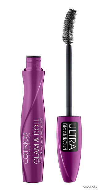 Тушь для ресниц "Glam and doll. Сurl and volume" тон: 010 — фото, картинка