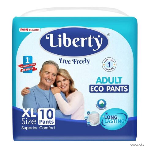 Подгузники-трусы для взрослых "Adult Pants Eco Pants" (XL; 10 шт.) — фото, картинка