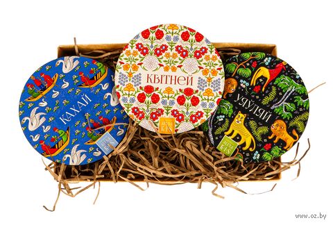 Набор падставак пад кубак "Мастакі. Алена Кіш" (3 шт.) — фото, картинка